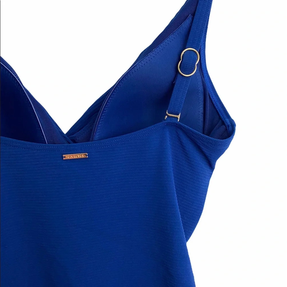 sea level ribbed one piece ocean blue - Picture 7 of 7